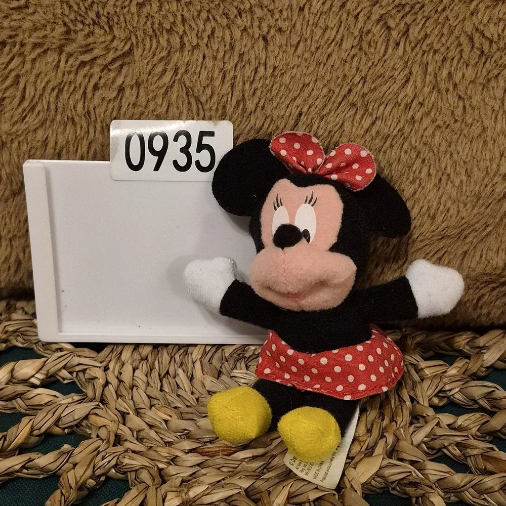 ✅Disney Store Minnie Mouse Plush Toy Bean Bag  Doll#️⃣0935
